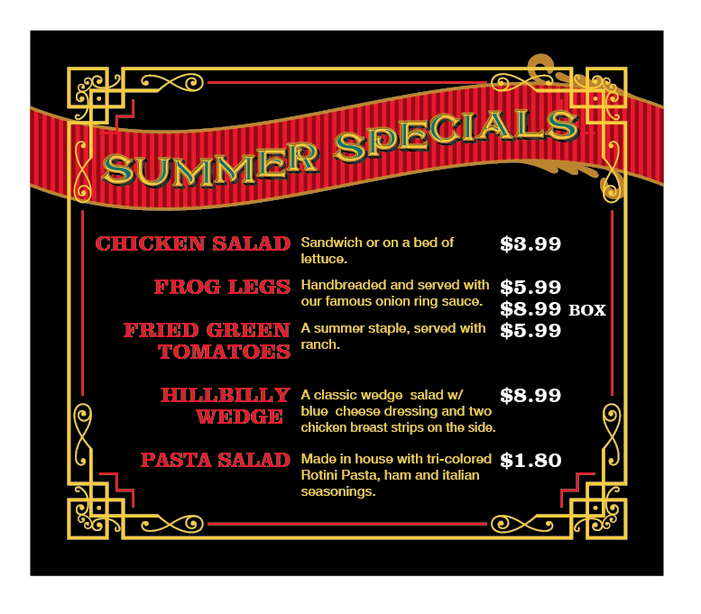 Summer Specials